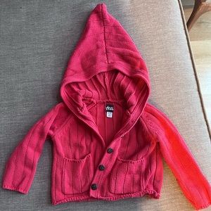 Tea collected gnome pointed hat sweater cardigan 6-12 months